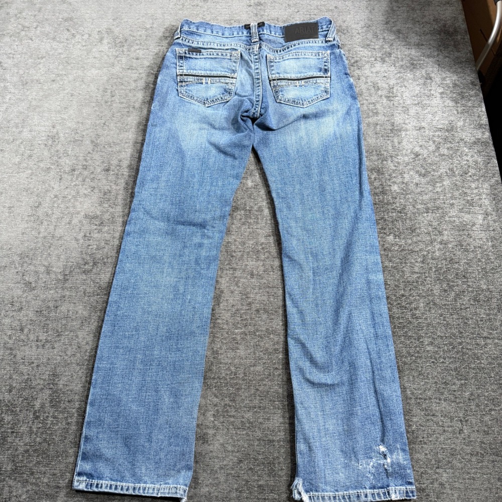 Ariat M7 Rocker Mens Slim Fit Straight Leg Jeans 30x34 Medium Wash Blue Denim - Picture 2 of 16